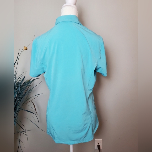 Eddie Bauer Button-Up Blouse - Blue - Med. - Picture 2 of 7